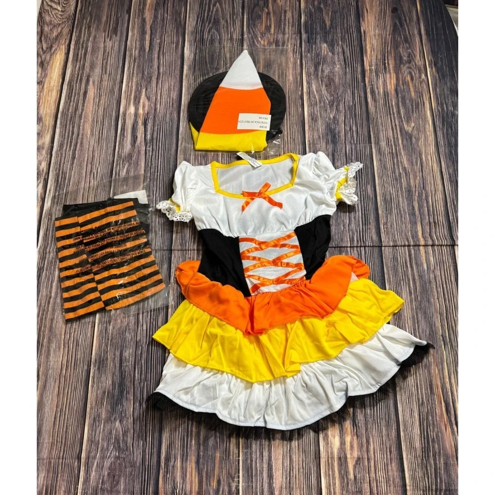Trick Or Treat Halloween Witch Costume - Toddler Size 3-4 - New